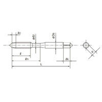 オーエスジー ポイントタップ(アルミ用 高速シンクロタップ) HSーALーRFT OH3 6P M6×1 M6X1 1本（直送品）