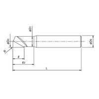 オーエスジー 超硬スクエアエンドミル(CBNエンドミル1刃ショート) MBOS 10mm 10 1本（直送品）