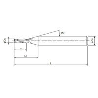 オーエスジー 超硬エンドミル WXLー3DーDE 5.9mm 5.9 1個（直送品）