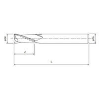 オーエスジー 超硬エンドミル WXLー3DーDE 8mm 8 1個（直送品）