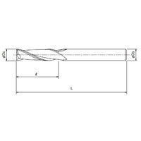 オーエスジー 超硬エンドミル WXLー4DーDE 8mm 8 1個（直送品）