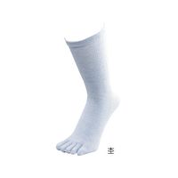 川西工業 5本指ソックス カラー 1束(5足入) 6071 1束(5足) 3-7300-03（直送品）