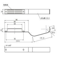 テクノプラン タブ押さえ CTA-1 1セット（5個）（直送品）