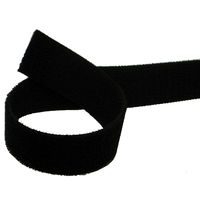 クラレファスニング 両面マジックテープ(簡単結束) 30mmX25m 黒 WFRMAGIC-3025BK 1巻(25m)