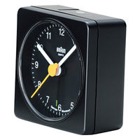 BRAUN（ブラウン） アラームクロック BNC002 ブラック 1個（直送品）