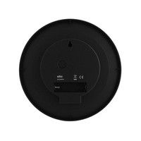 BRAUN（ブラウン） ウォールクロック BNC006 ブラック 1個（直送品）