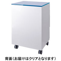 aries キャビネット クアドラ（引出し4段/クリア） QR6W（直送品）