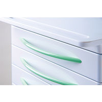 ZILFOR ミニキャビネット パット（引出し4段/グリーン） RC4SNG（直送品）