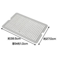 ペティオ ドッグトレー専用 お手入れらくらく シーツ破れ防止カバー グレー 1個