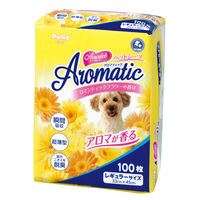 エアセレブ アロマティック ペットシーツ ロマンティックフラワーの香り レギュラー 100枚 1袋 ペティオ