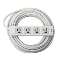 延長コード 電源タップ 10m 3P（ピン） 4個口 ライトグレー TAP-MG341N2PN-10 サンワサプライ 1個