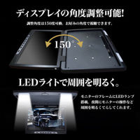 三金商事 22インチ フリップダウンモニター F2218 1個（直送品）