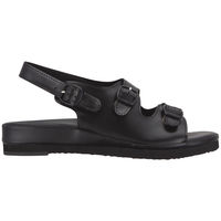 ファーストレイト 2ベルトサンダル ブラック Mサイズ 23~23.5 FR-640 1足　ナースサンダル