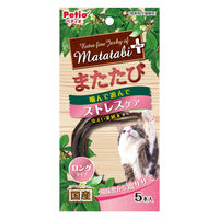 ペティオ またたびプラス ストレスケア ロングタイプ ササミ 国産 5本入 1セット（1袋×6）猫用 おやつ