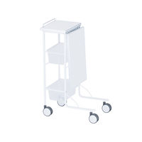 アズワン カウンターテーブルワゴン ホワイト CT-W 1台 7-4405-01（直送品）