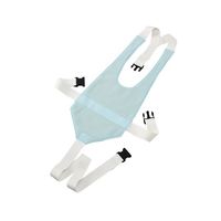 アズワン すっきりさわやか車いすベルト(フルサポートタイプ) イエロー&ブルー 7-4501-01 1本（直送品）