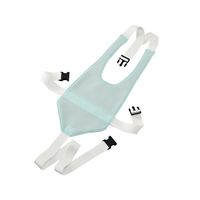 アズワン すっきりさわやか車いすベルト(フルサポートタイプ) ピンク&グリーン 7-4501-02 1本（直送品）