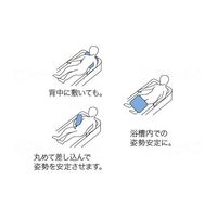 大阪エンゼル 入浴サポートクッションII（枕型小） ブルー 1126-B 1個 S0854