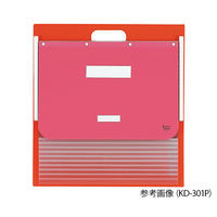 ケルン カーデックス(ソフトタイプ・PP製ポケット) A4 ピンク KD-302P 1個 7-2809-05（直送品）