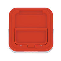 三甲 注射針回収容器 中フタ有り 9.5L 7-4048-01 1個（直送品）