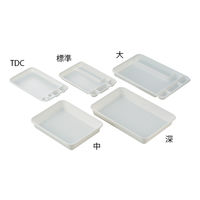 アズワン ディスポトレー 中 187×237×40mm 100枚入 7-4477-04 1袋(100枚)（直送品）