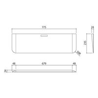 ハイロジック アシストスロープ (段差補助プレート) グレー SKーDSー1GR SK-DS-1GR 1個 61-9261-08（直送品）
