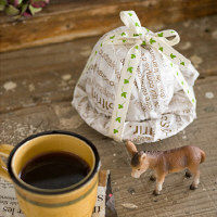 ヘッズ デザインラッピッグペーパー-カフェオレ DWP-CAF 1セット（1000枚：100枚×10パック）（直送品）