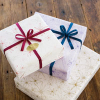 ヘッズ ショップ包装紙フラワーゴールド-3 FLS-3W 1セット（500枚：50枚×10パック）