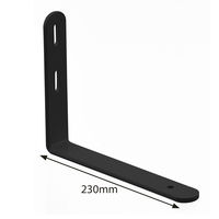 トーカイスクリーン ブラックフレームパーティション専用 片側補助脚 1個