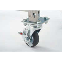 双福鋼器　軽中量ラック 200kg　キャスター付 本体 （天地6段） 幅1865×奥行640×高さ1947mm　ホワイトグレー1セット（7梱包）