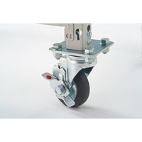 双福鋼器　軽中量ラック 200kg　キャスター付 本体 （天地6段） 幅965×奥行490×高さ1947mm　ホワイトグレー1セット（7梱包）