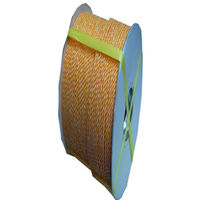 クレポリ混撚ロープ 4mmΦX200m ドラム巻 KP4-200-R まつうら工業（直送品）