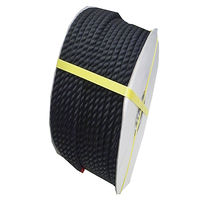 まつうら工業 ポリエチレンロープ(黒) 9mmΦX150m ドラム巻 PE9-150BK-R 1巻