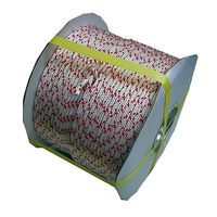 まつうら工業 パイレンWコード(赤/白) 6mmΦX200m ドラム巻 PPWC6-200RED/WH-R 1巻