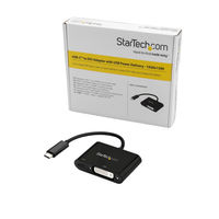 Startech.com USB-C - DVI 変換アダプタ USB Power Deli CDP2DVIUCP 1個