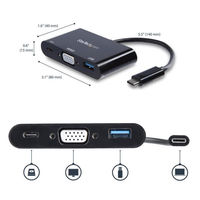 Startech.com USB type-C接続VGA変換アダプタ CDP2VGAUACP 1個