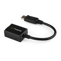 Startech.com DisplayPort(オス)-VGA(メス)変換アダプタ (黒) DP2VGA2 1個