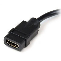 HDMI - DVI-D変換ケーブルアダプタ　20cm　HDDVIFM8IN　1個　StarTech.com