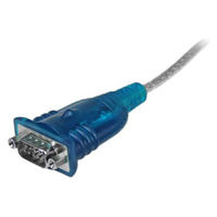 シリアル変換ケーブル　USB-A - RS232C　43cm　1x DB9