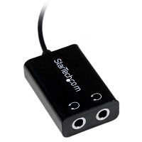 オーディオスプリッター ミニプラグ - 2x ミニジャック　MUY1MFFADP　1個　StarTech.com（直送品）