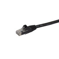 Startech.com LANケーブル 0.5m Cat6 ブラック N6PATC50CMBK 1個