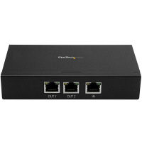 2ポートギガビットPoE+エクステンダ 最大100m　POEEXT2GAT　1個　StarTech.com（直送品）