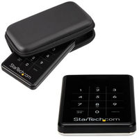 USB 3.0接続セキュリティ機能搭載HDDケース　S2510BU33PW　1個　StarTech.com（直送品）