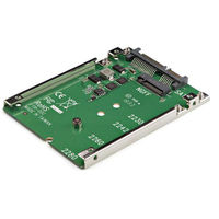 Startech.com M.2 SSD - 2.5インチSATA変換アダプタ オープンフレ SAT32M225 1個