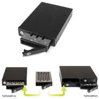 2.5インチHDD用モバイルラック リムーバブルケース付属　SATSASBP125　1個　StarTech.com（直送品）
