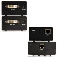 DVIモニタ延長器 （送信機×1、受信機×1） Cat5ケーブル使用　ST121UTPDVI　1セット　StarTech.com（直送品）