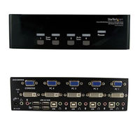 4ポート DVI & VGA対応USB接続KVMスイッチ　SV431DDVDUA　1個　StarTech.com（直送品）