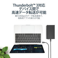 Startech.com Thunderbolt 3ケーブル 1m 4K USB-C TBLT3MM1M 1個