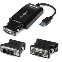 Startech.com USB 3.0-DVI/ VGA変換アダプタ USB32DVIPRO 1個