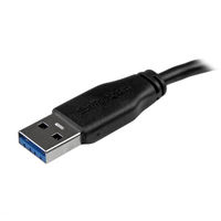 Startech.com Micro USB 3.0 スリムケーブル A(オス) - マイク USB3AUB15CMS 1個